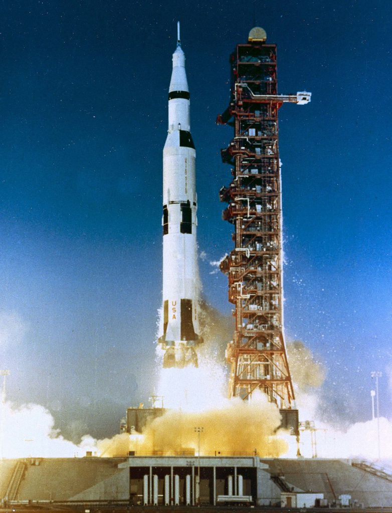 Die Saturn-V-Rakete. Foto: LWL