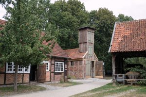 Das alte Spritzenhaus im Freilichtmuseum Mühlenhof.